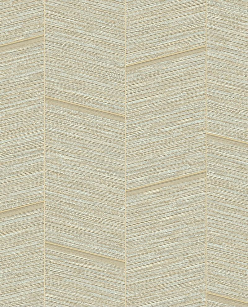Woven Chevron wallpaper by Eijffinger in soft sand beige, woven chevron texture, flat swatch