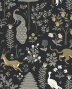 Woodland Menagerie wallpaper by Eijffinger – whimsical animal forest design