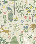 Woodland Menagerie wallpaper by Eijffinger – whimsical animal forest design