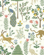 Woodland Menagerie wallpaper by Eijffinger – whimsical animal forest design