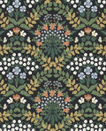 Tapestry Bloom wallpaper by Eijffinger – symmetrical floral damask design