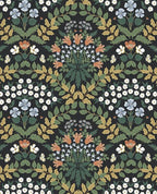 Tapestry Bloom wallpaper by Eijffinger – symmetrical floral damask design