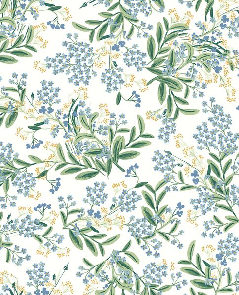 Wildflower Sprig wallpaper by Eijffinger – leafy floral sprig design