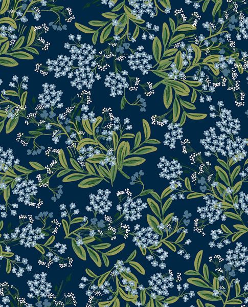 Wildflower Sprig wallpaper by Eijffinger – leafy floral sprig design