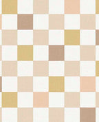 Patchwork Check wallpaper by Eijffinger – soft painted check design