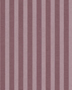 Storybook Stripe wallpaper by Eijffinger in plum and dusky lilac, two-tone vertical stripes