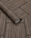 Woven Grid wallpaper by Eijffinger – woven grasscloth block-grid design