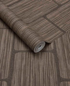 Woven Grid wallpaper by Eijffinger – woven grasscloth block-grid design
