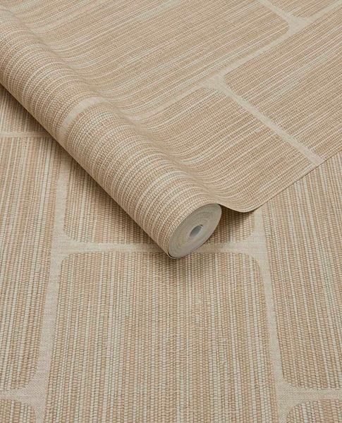Woven Grid wallpaper by Eijffinger – woven grasscloth block-grid design
