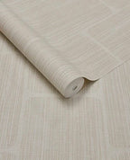 Woven Grid wallpaper by Eijffinger – woven grasscloth block-grid design