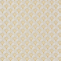 Adenium wallpaper by Casamance in Sable - metallic design