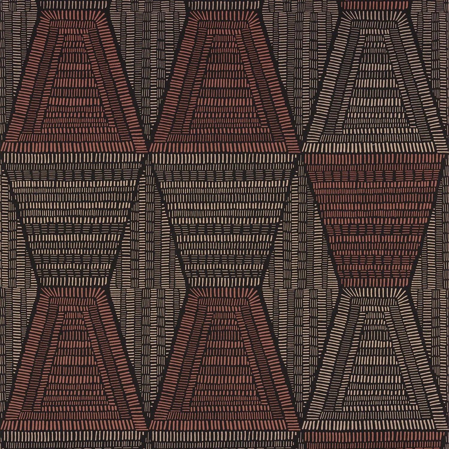 Daia - Noir/Terracotta