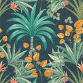 Mirissa wallpaper by Casamance in Petrole/Turquoise