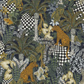 Belize wallpaper by Casamance in Encre/Kaki