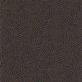 Passy wallpaper by Casamance in Noir/Camel - metallic design