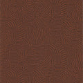 Passy wallpaper by Casamance in Terracotta/Noir - metallic design