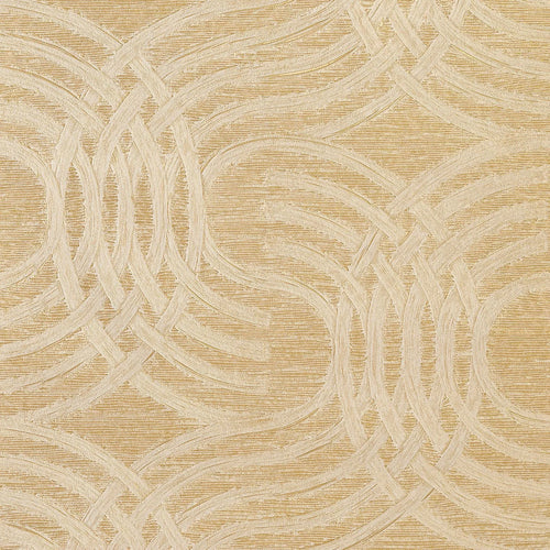 Auraria wallpaper by Casamance in Blanc/Doré - metallic design