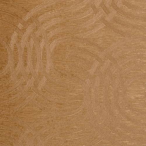 Auraria wallpaper by Casamance in Ambre - metallic design