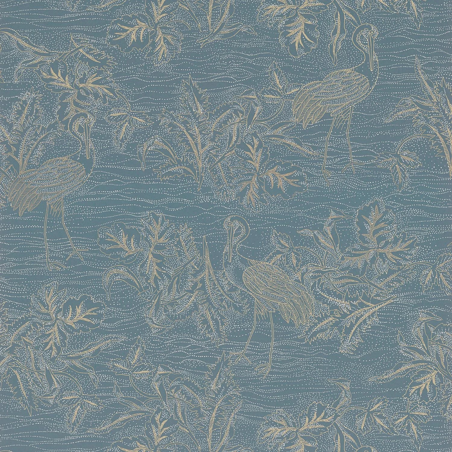 Mirador - Bleu Persan/Doré