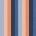 Transat wallpaper by Casamance in Marine/Corail - metallic design