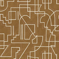 Alexander wallpaper by Casamance in Camel