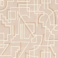 Alexander wallpaper by Casamance in Sable