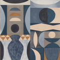Auguste wallpaper by Casamance in Marine