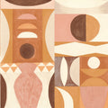 Auguste wallpaper by Casamance in Terre De Sienne