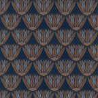 Castalia - Marine/Terracotta