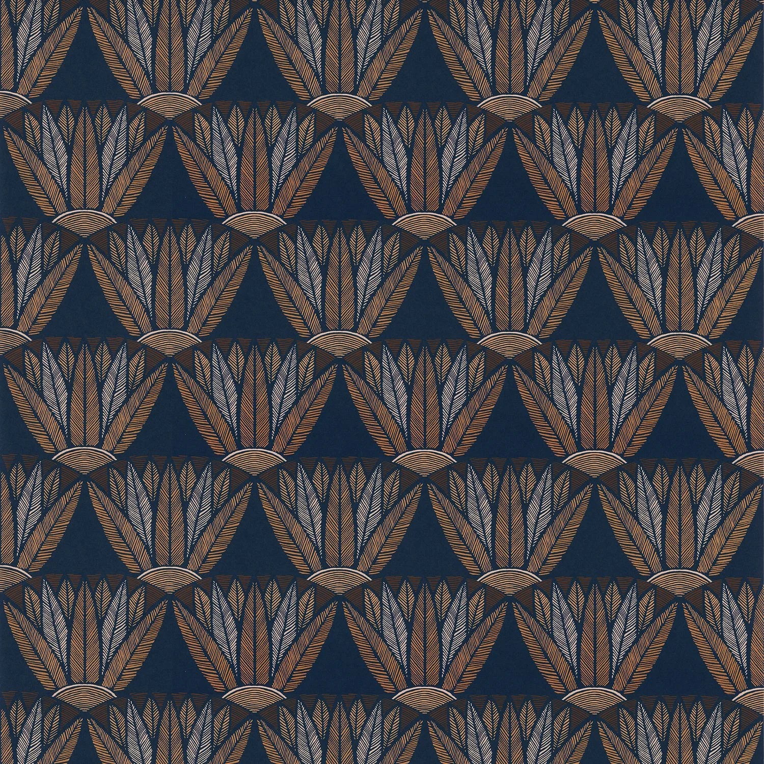 Castalia - Marine/Terracotta