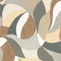 Mandorla wallpaper by Casamance in Sable/Gris Cendré - metallic design