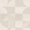 Années 30 wallpaper by Casamance in Sable - metallic design