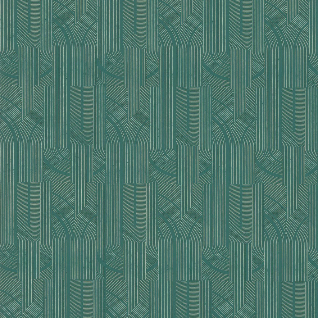 Porte dorée - Émeraude/Doré