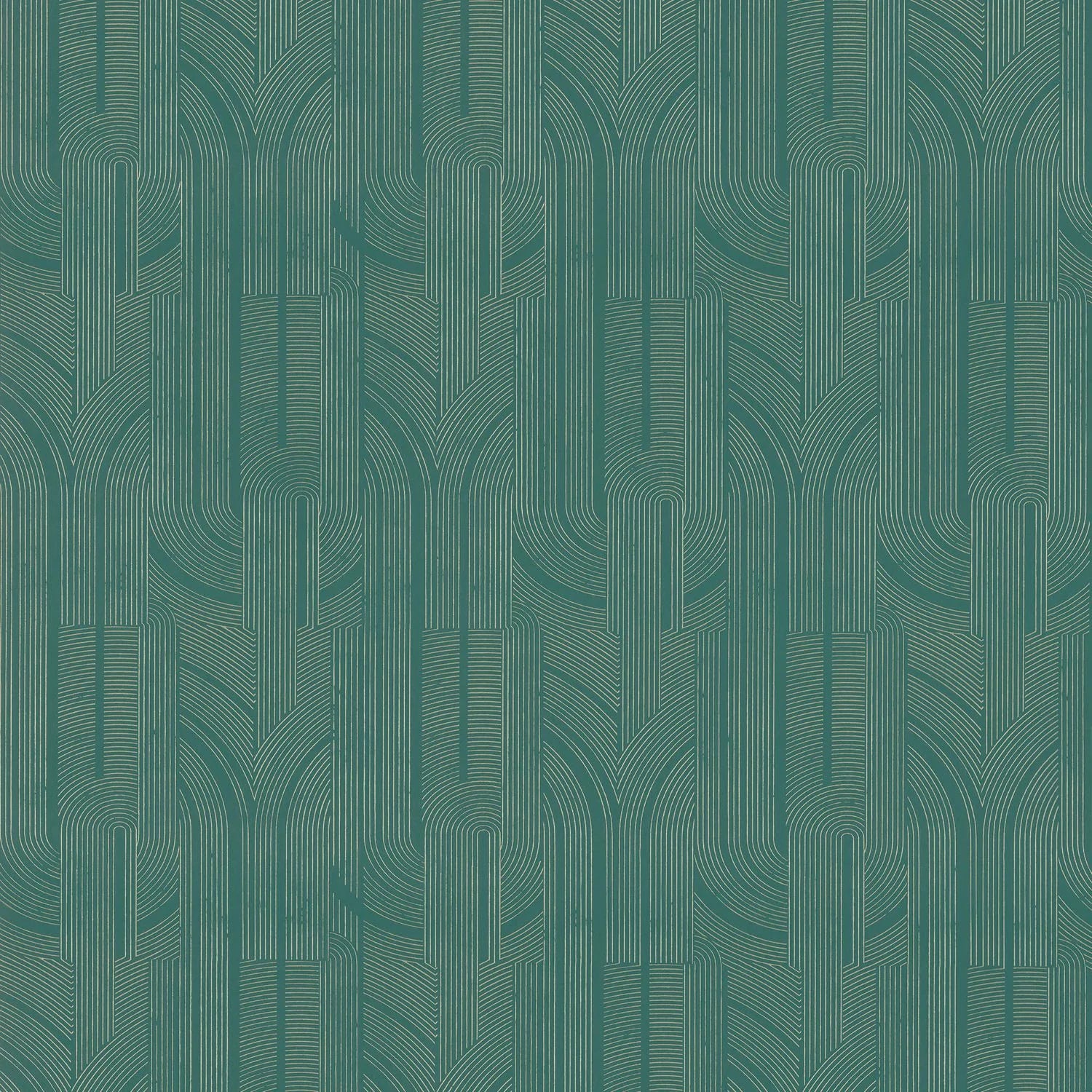Porte dorée - Émeraude/Doré