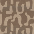 Seran wallpaper by Casamance in Travertin - metallic design