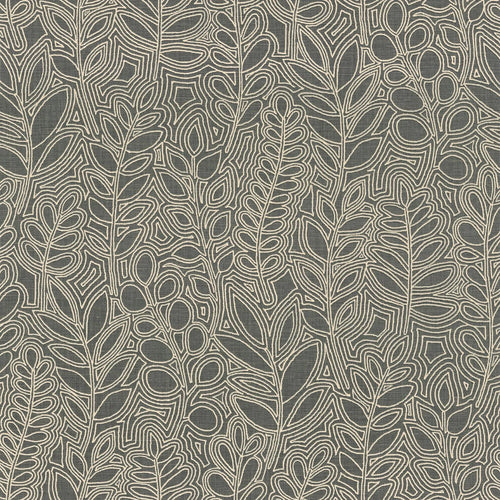 Astragale wallpaper by Casamance in Anthracite