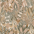 Alfabia wallpaper by Casamance in Kaki/Vanille - metallic design