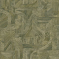 Intarsia wallpaper by Casamance in Kaki