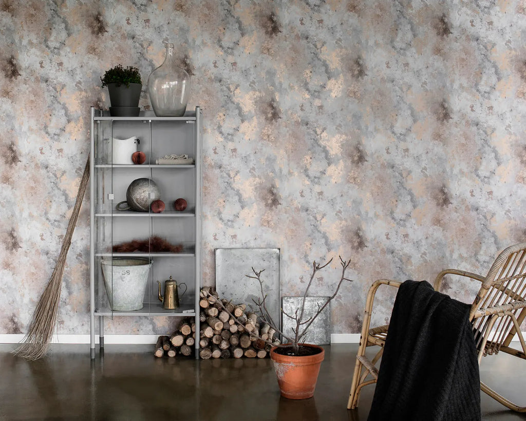 Rost wallpaper by Sandberg in a room setting