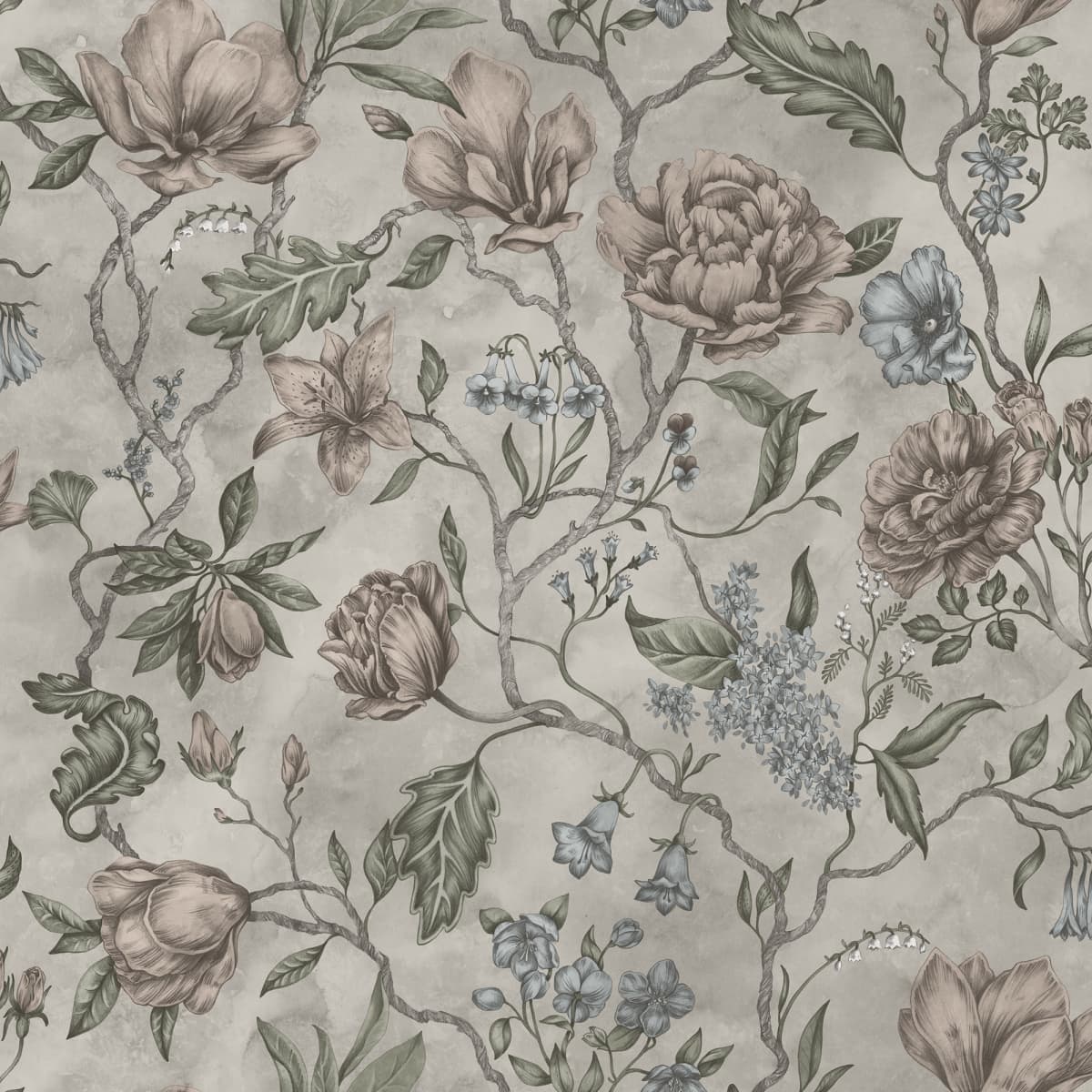 Linda Clay wallpaper by Sandberg – floral design