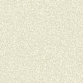 Sigfrid wallpaper by Sandberg, flat swatch of the leaf vine pattern in pale sage green on a cream ground