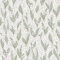 Liljekonvalj Spring Green wallpaper by Sandberg – floral design