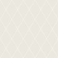 Gabriel wallpaper by Sandberg, flat swatch of a dotted diamond trellis in grey on off-white