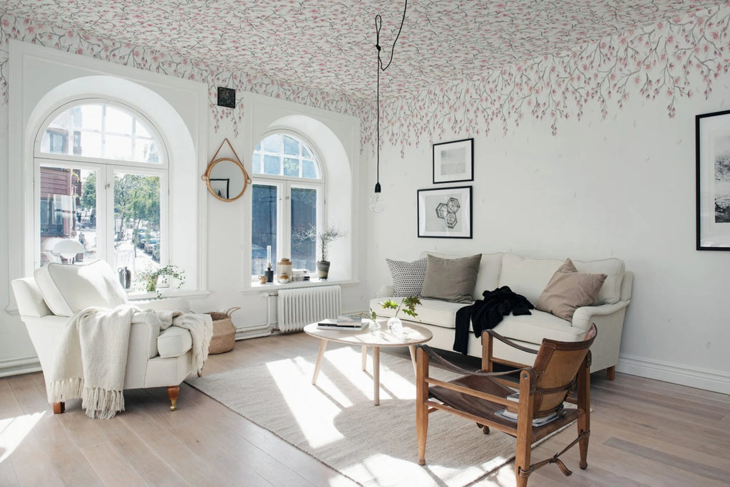 Sakura Mural wall mural by Sandberg – floral design, Pink