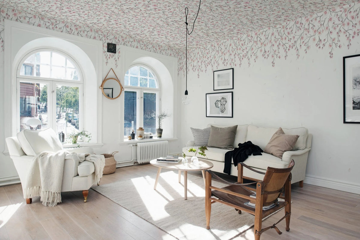 Sakura Mural wall mural by Sandberg – floral design, Pink