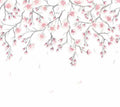 Sakura Mural wall mural by Sandberg – floral design, Pink