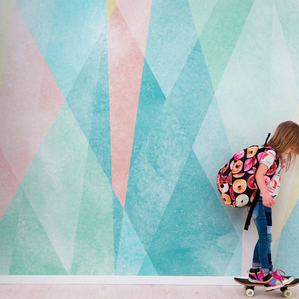 Prisma wall mural by Sandberg – abstract design, Multicolour – Multi