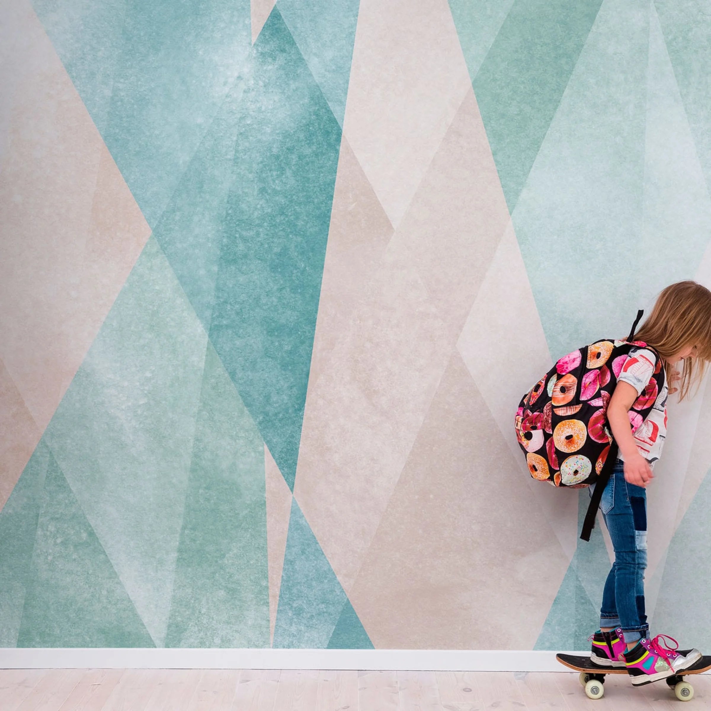 Prisma wall mural by Sandberg – abstract design, Pastel