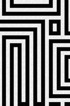 Osterbro wall mural by Sandberg – geometric design, Black