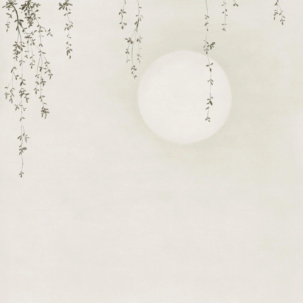 Wabi Sabi wall mural by Sandberg – botanical design, Grey – Soft Grey